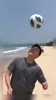 脚法不错啊！&ldquo;慕容复&rdquo;秀在沙滩踢球视频